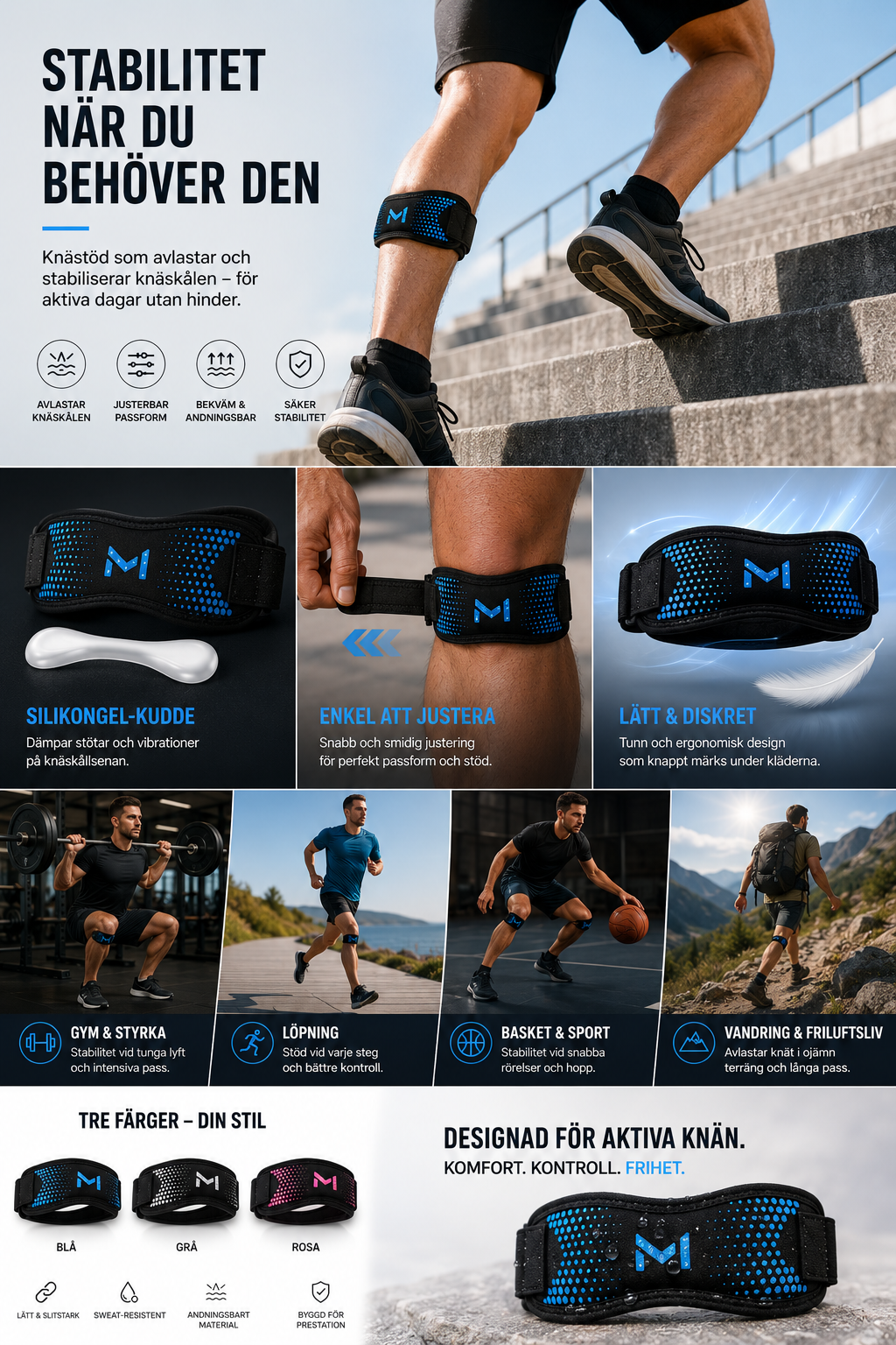 Axerinor FlexCore™ Knästöd
