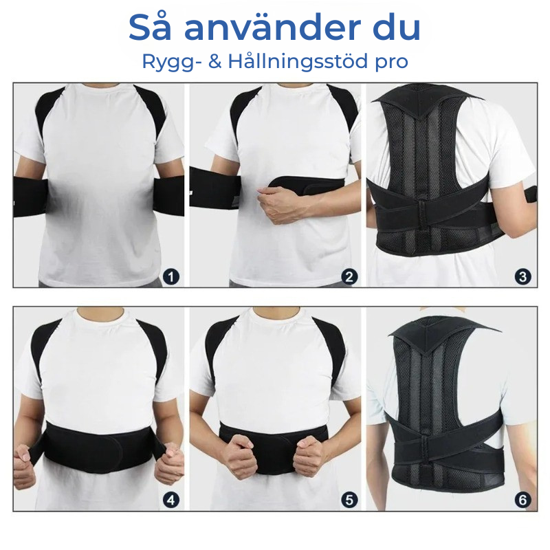 Rygg- & hållningsstöd Pro™ – Bekvämt stöd för hållning i vardagen