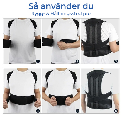 Rygg- & hållningsstöd Pro™ – Bekvämt stöd för hållning i vardagen