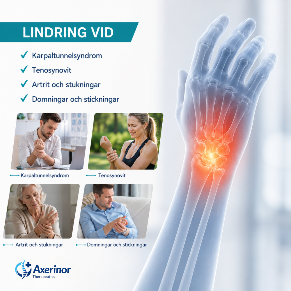 Axerinor Therapeutics™ Handledsstöd Pro