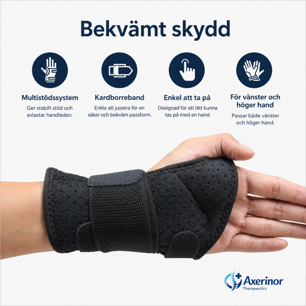 Axerinor Therapeutics™ Handledsstöd Pro