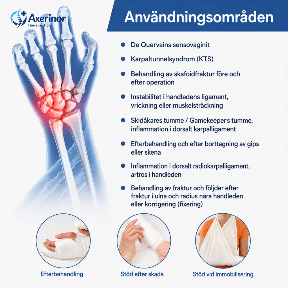 Axerinor Therapeutics™ Handledsstöd Pro