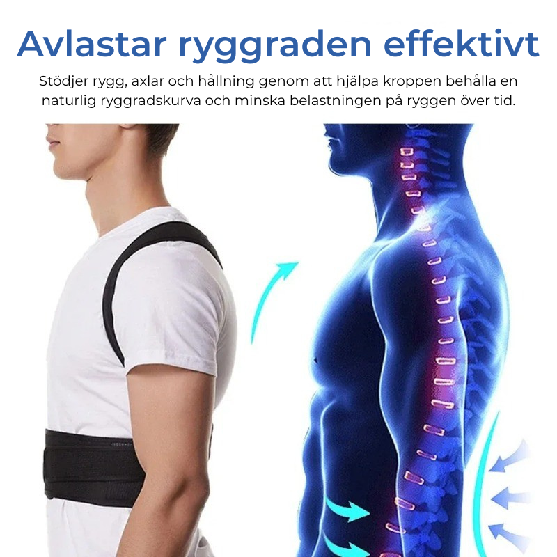 Rygg- & hållningsstöd Pro™ – Bekvämt stöd för hållning i vardagen