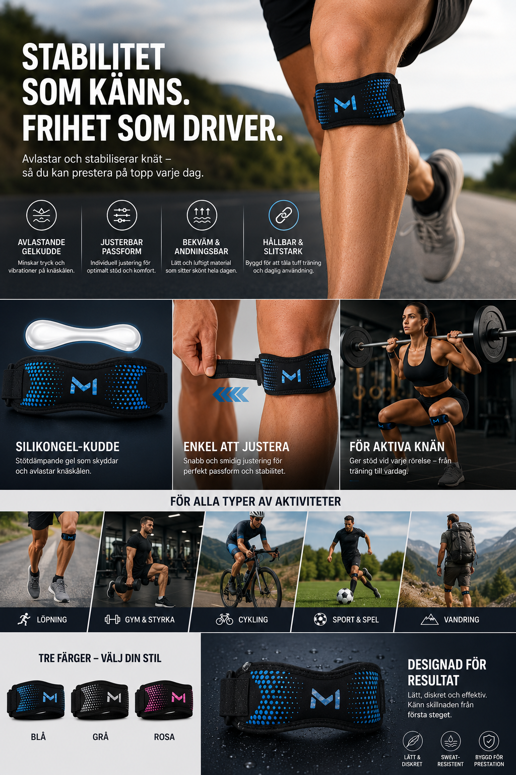 Axerinor FlexCore™ Knästöd